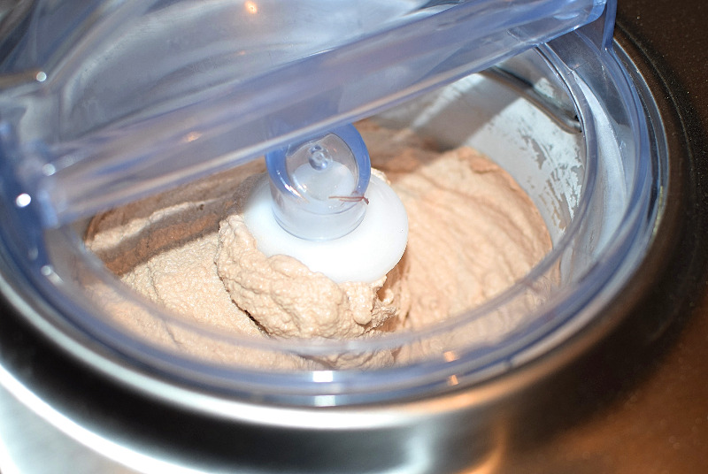 Chocolate Ice Cream Almost Churned