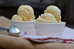 Vanilla Ice Cream in bowls