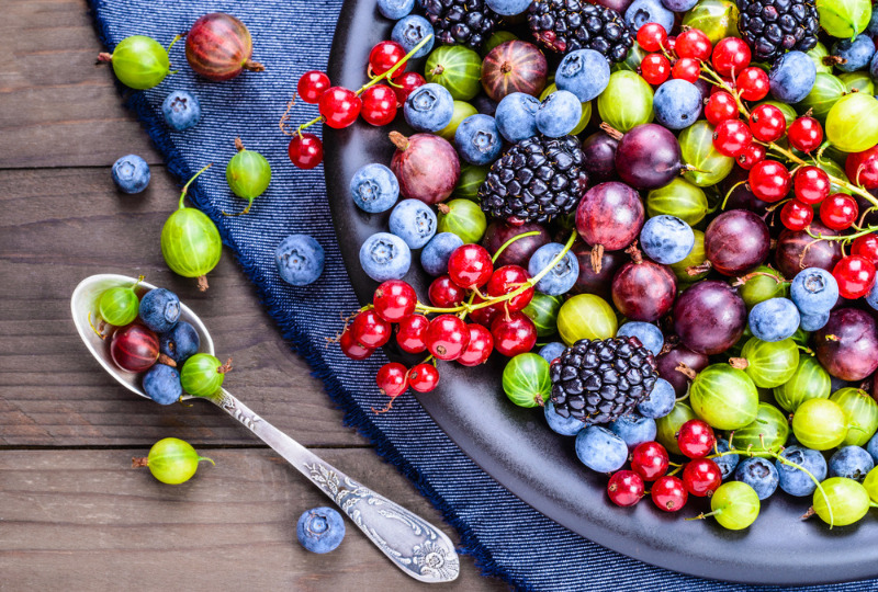berries in a bowl