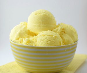 Lemon ice cream