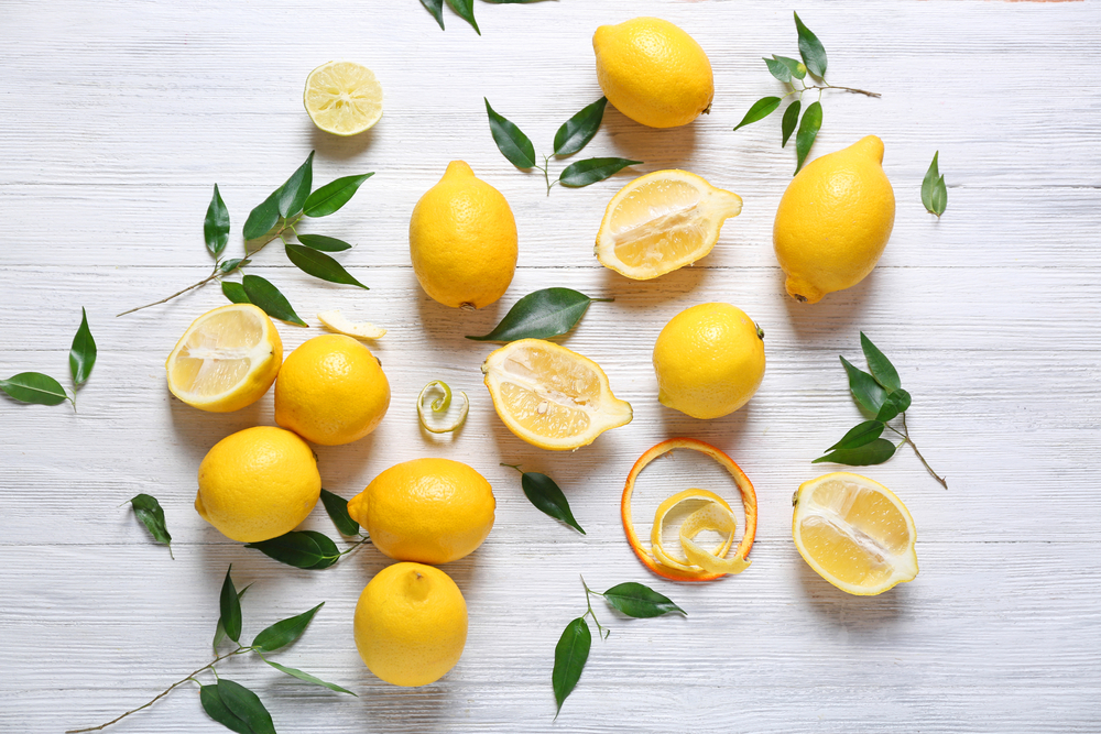 lemons on table