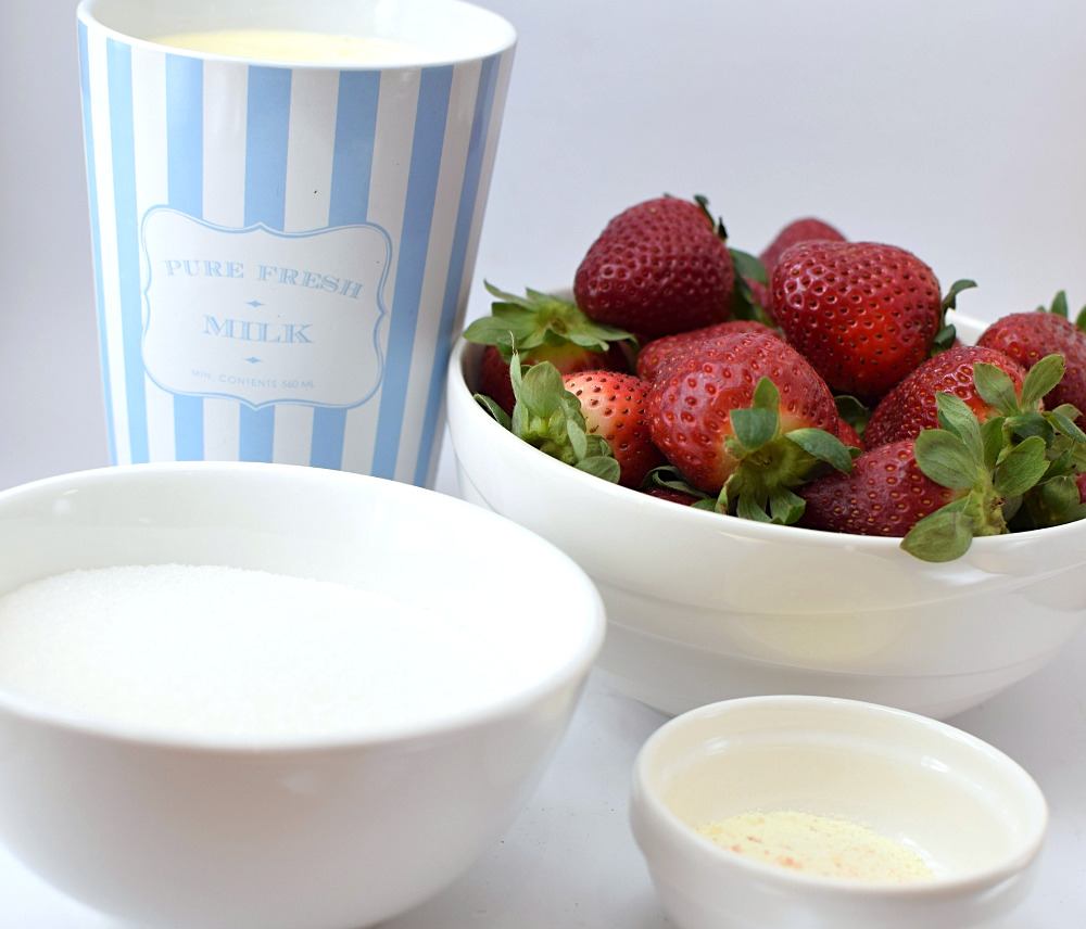 Strawberry Ice Cream Ingredients