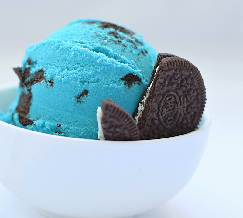 Close up of ice cream.