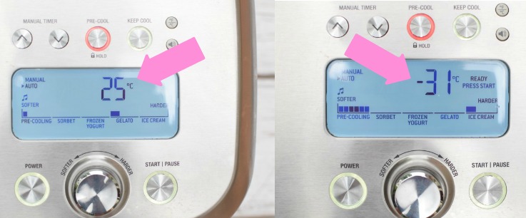 Breville Ice Cream Appliance Pre-Cool Option