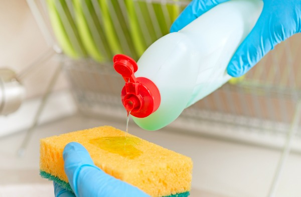 cleaning up