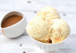 Salted caramel ice cream