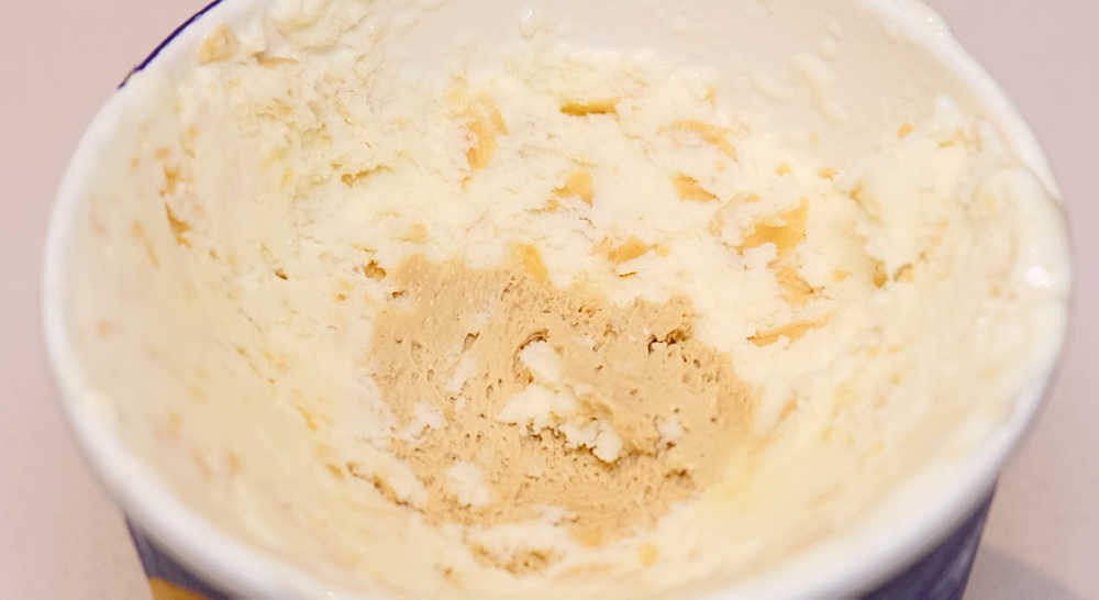 Zoomed in photo of Cadbury Caramilk.