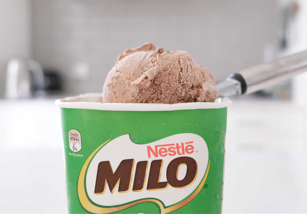 The Nestle Milo pack in the kitchen.