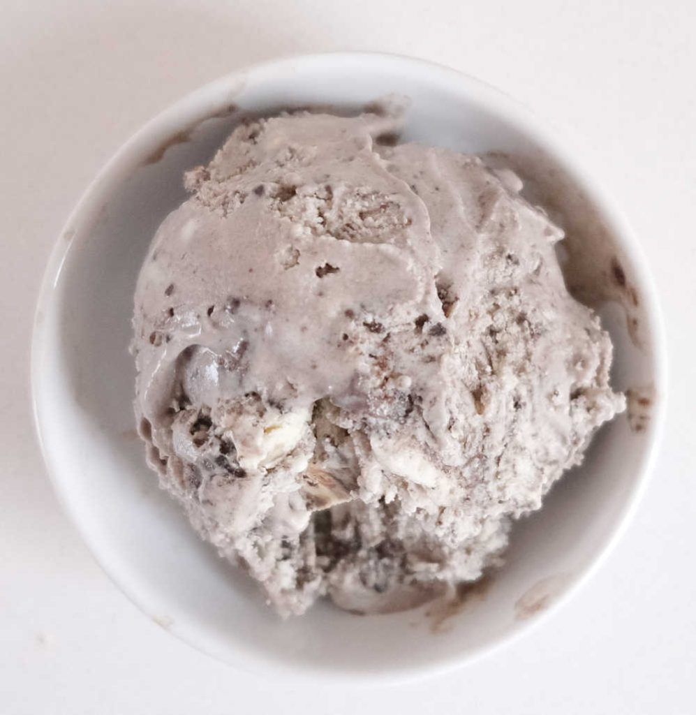 Top down image of a bowl of Cookie Dough S'Wich Up.